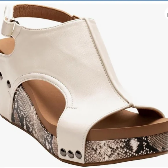 NWOB Corkys Footwear Womens Carley Wedges - Picture 2 of 7